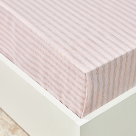 PROVANCE Хейзел Простыня на резинке 160х200х20см, 100% хлопок, бязь, бежевый