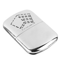 Грелка каталитическая для рук тм ЕРМАК, чехол в комплекте, цинковый сплав, 9,8х6,8х1,6см,