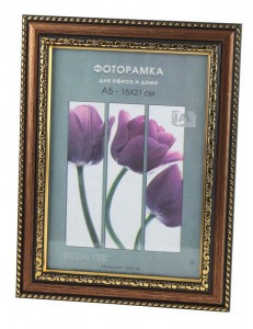Фоторамка Interior Office пластик 7 серия 780/30х40 латунь  (5/15) 31340