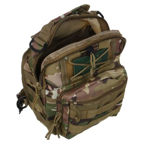 Сумка тактическая наплечная тм РУССО ТУРИСТО, 44,5х22х9 см, нейлон