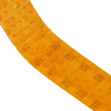 РОКОТ Лента светоотражающая 2см x 8м, желтая