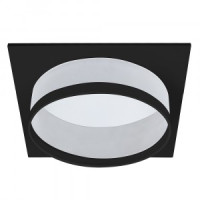 Feron cв-к встр. GX70 IP20 черный квадрат 140х55 DL701 51096