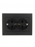 Lezard RAIN роз. СУ 2 мест. черный графит матовый, земля, керамика (корпус PC) 703-4141-127