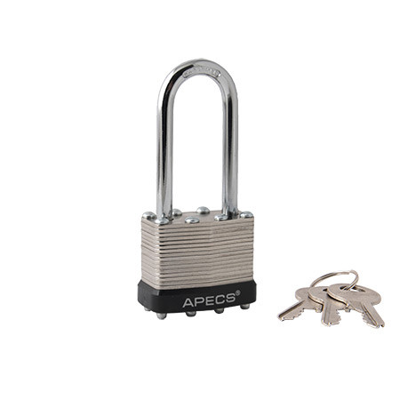 Замок вис PDS-65-40-L Apecs (пластинчатый корпус) длинная дужк   \6 (72)