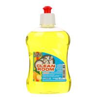 Средство для мытья посуды Clean Room, лимон, п/б, 500мл