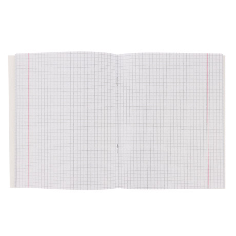 ClipStudio Тетрадь 48л. "Предметная", БЕЛЫЕ ЛИСТЫ, обл.картон, скрепка, 7 видов, справ.мат-л