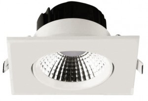 Jazzway св-к встр св/д даунлайт 7W(490lm) 4000K поворотный квадрат 90(71)x44 PSP-S 9044 7W 4K