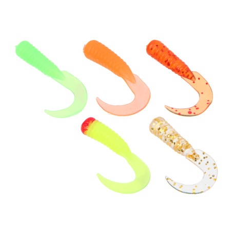 AZOR FISHING Приманка мягкая K.Good , силикон, 3см, 20шт. в уп, 5 цветов