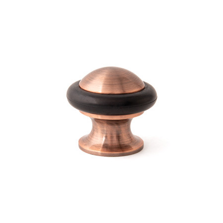 Упор дверной Апекс DS-0011-АС (медь) напольный фигурный   \10