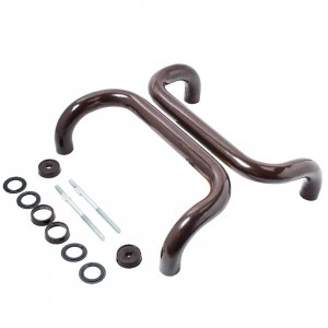 Ручка-скоба 300 ЛДМ ручка офисная АРД-01 (300х30 мм) мм корич. 8017   (10)