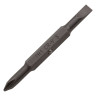 Отвертка комбинированная, SL3/16"-PH1, SL1/4"-PH2, 3-х компонентная рукоятка Denzel