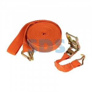 Стяжка для груза багажная с крюками, с храповым механизмом, 5х0,038 м REXANT, 80-0241