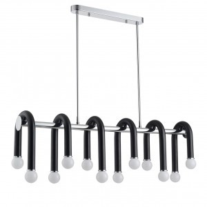 LUMION 5699/12C MODERNI LN23 черный, хром Люстра E14 12x60W 220V CASPIAN