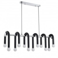 LUMION 5699/12C MODERNI LN23 черный, хром Люстра E14 12x60W 220V CASPIAN