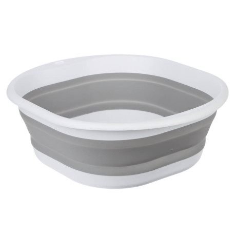 Набор тазов для уборки 3 шт, складные, 3-5-8 литров, полипропилен, термопластичная резина