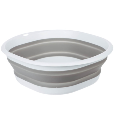 Набор тазов для уборки 3 шт, складные, 3-5-8 литров, полипропилен, термопластичная резина