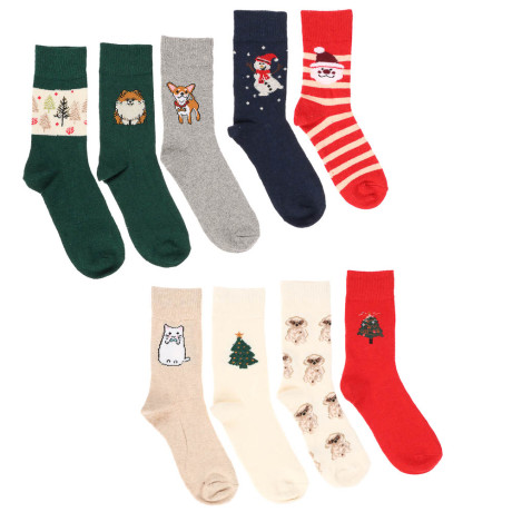 Носки женские "полушерсть" с рисунком, 65% полушерсть, 15% акрил, 10% спандекс, 10% эл, р. 36-39