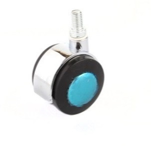 Колесо с резьбой М10 ХРОМ Ø 50мм