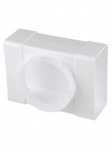 TDM Тройник соединитель прямоугольного воздуховода вент. с круглым, 60х120/d100  SQ1807-1759