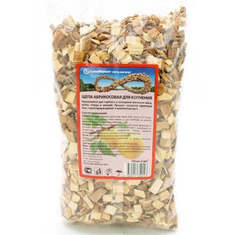 Щепа для копчения АБРИКОС 2л х 24