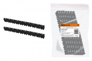 TDM маркер наборный - символ "0" черный 6 мм2 (уп. 100 шт., цена за уп.) (10!) SQ0534-0046