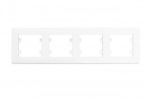 MAKEL Karea Rizz рамка СУ 4 мест. БЕЛЫЙ 88001704