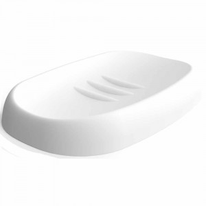 Мыльница "SCANDI" 130х80х20 мм белый 434293316 Бытпласт