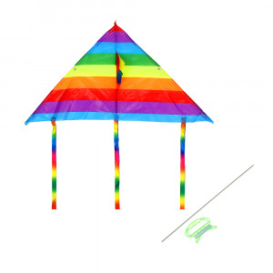 SILAPRO Воздушный змей &quot;Радужный треугольник&quot;, 90см, нейлон