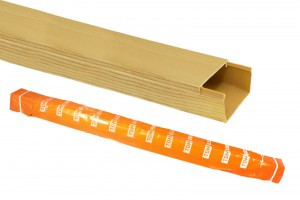 TDM Кабель-канал 100х60 желтая сосна 3D (12м) (12!) SQ0402-0610