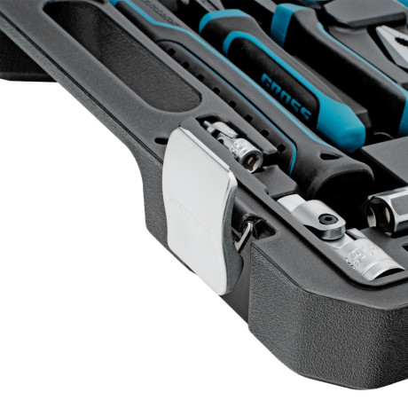 Набор инструментов, 1/4", 1/2", CrV, 120 зубьев, 76 предметов Gross