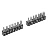 Набор инструментов, 1/4", 1/2", CrV, 120 зубьев, 76 предметов Gross