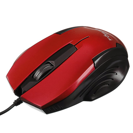 FORZA Компьютерная мышь проводная Shine 1200DPI,3D, каб. 160см, красный