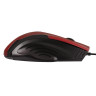 FORZA Компьютерная мышь проводная Shine 1200DPI,3D, каб. 160см, красный