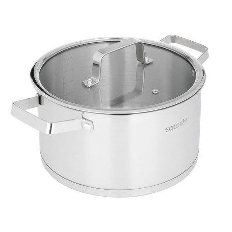 SATOSHI Шато Кастрюля 24х13,5см. 5,9л. со стекл. крышкой, индукция