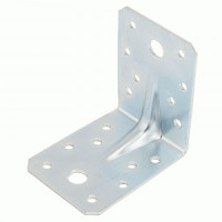 Уголок Кунгур крепежный 70х70*55*2 усил. цинк (100,10)