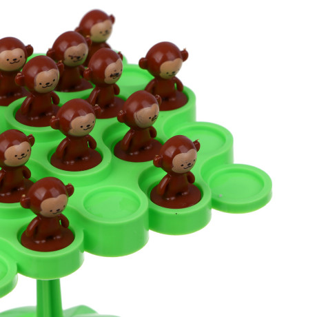 ИГРОЛЕНД Мини игра на равновесие "Веселые обезьянки", 13х22х3см, PP, 2 дизайна