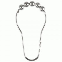 Кольца для штор в ванную металлические фигурные,12 шт,103951/ Рыжий кот