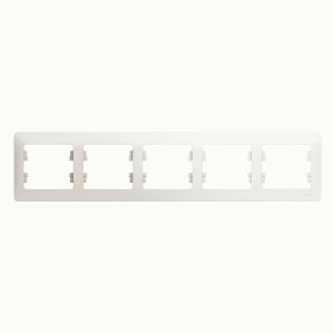 Systeme Electric GLOSSA рамка СУ 5 мест. перламутр (горизонт.) GSL000605 (5!)