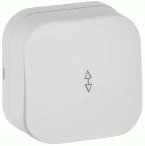 IEK GLORY выкл. ОУ 1 кл. 10А (проходной) ВСп10-1-0-ХБм белый мат. EVH12-K01M-10