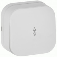 IEK GLORY выкл. ОУ 1 кл. 10А (проходной) ВСп10-1-0-ХБм белый мат. EVH12-K01M-10