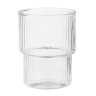 MILLIMI Набор стаканов Астра 300 мл, 4 шт, стекло, рифленый