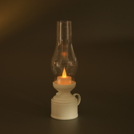 Светильник LED декоративный,7х9,5x24,5 см, 3хААА, пластик, 2 цвета