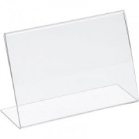Ценникодержатель настольный для ценника 80х120 мм, настольный, акрил 425327