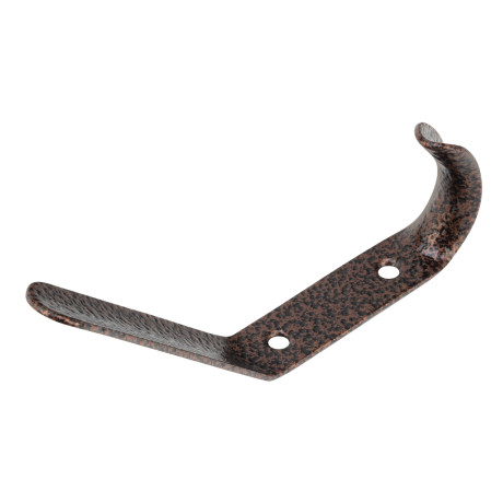 Крючок-вешалка №4, антик медь, 10 шт, (Металлист)