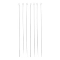 Хомуты, 160 x 2.5 мм, пластиковые, белые, 100 шт Сибртех