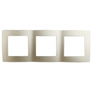 ЭРА 12 рамка СУ 3 мест. шампань, 12-5003-04 2244