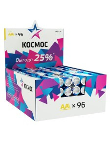 Э/п Космос LR6/316/AA Alkaline SP (96 дисплей бокс)