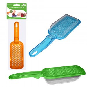 Терка с контейнером (кратность 6шт!!!), пластик МТ76-45 Мультидом