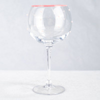 Бокал для вина с сердечками тм MILLIMI Инлав, 620мл, стекло