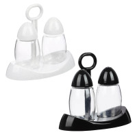 Набор на подставке для соли и перца, пластик